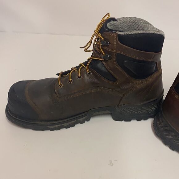 Georgia Boot Size: 13M Mens Black and Brown Waterproof Work Boots B95 - Picture 11 of 13